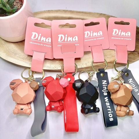 Decorative key rings for keys, handbags