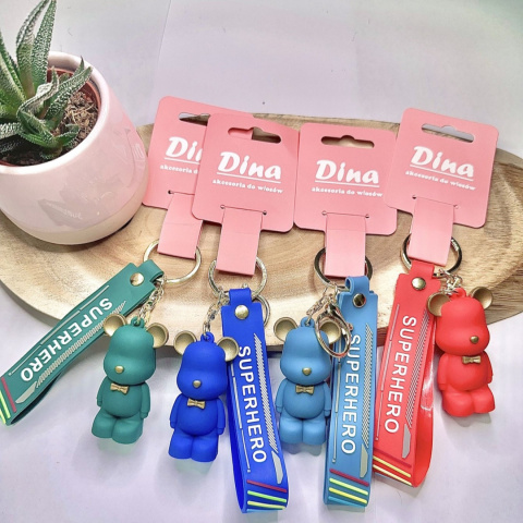 Decorative key rings for keys, handbags