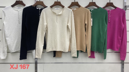 Damski sweter - bluzka, model: XJ167