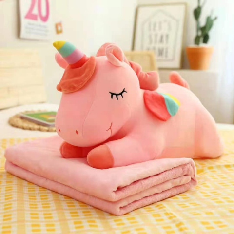 Mascot, 3-in-1 pillow with hidden microfiber blanket