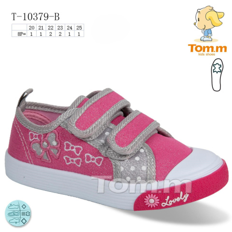 Children's velcro sneakers, model: T-10379-B