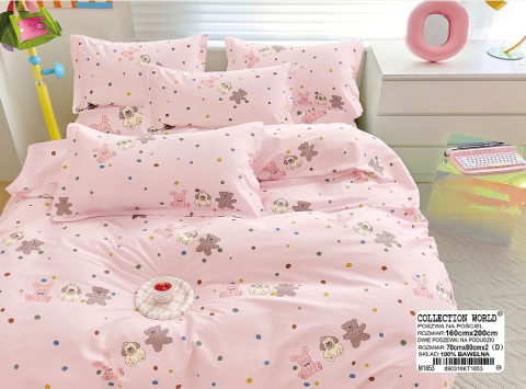 3-piece bedding set size 160x200 cm / 200x220 cm