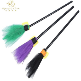 Witch's broom for carnival