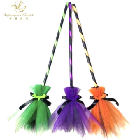 Witch's broom for carnival