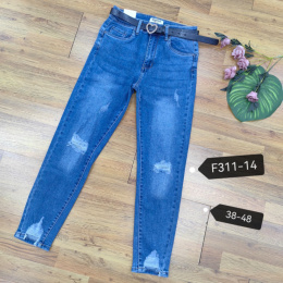 Women's high-waisted denim pants model: F311