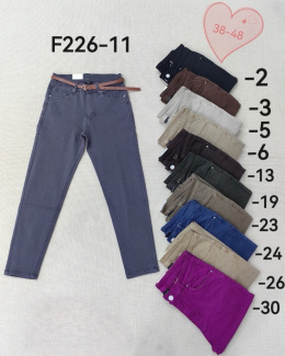 Women's high-waisted denim pants model: F226