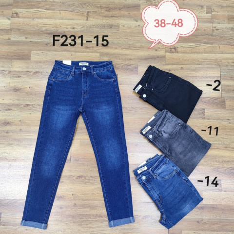 Women's high-waisted denim pants model: F231