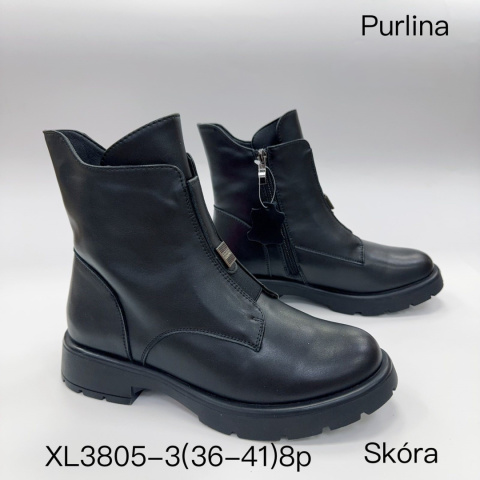 Women's boots, slingbacks - leather, size (36-41)