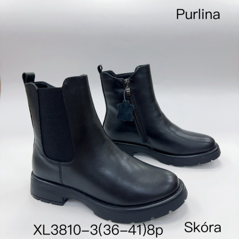 Women's boots, slingbacks - leather, size (36-41)