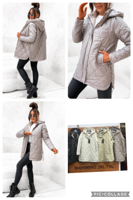 Women's jacket, model: BH2496 BIG (size: 3XL-7XL)