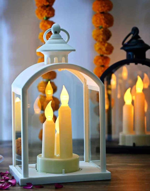 Lantern, LED decorative lantern - two colors