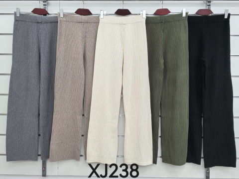 Women's knit pants, model: XJ238