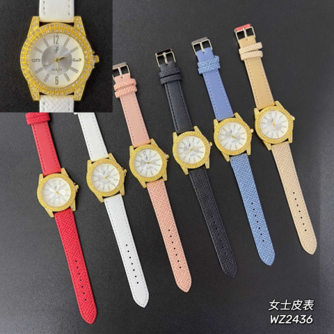 Women's watches on a leather strap