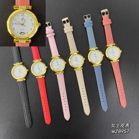 Women's watches on a leather strap