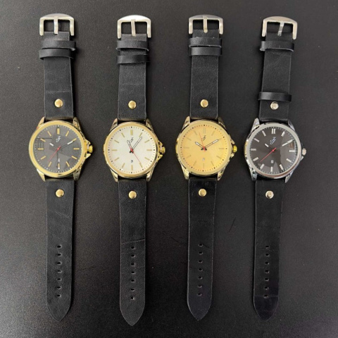 Men's watches on a leather strap