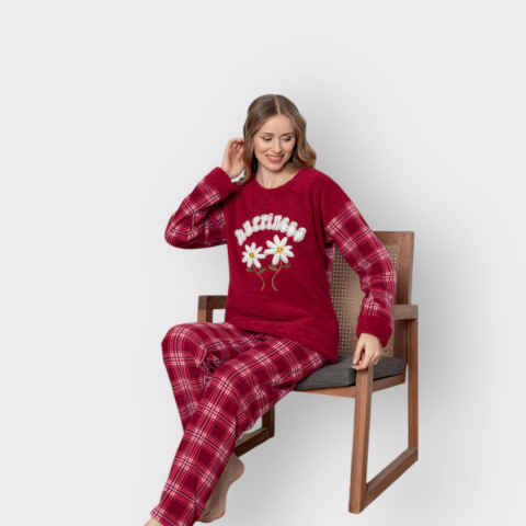 Women's pajamas - warm, winter (sizes M-XL)