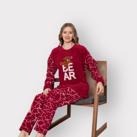 Women's pajamas - warm, winter (sizes M-XL)