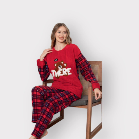 Women's pajamas - warm, winter (sizes M-XL)