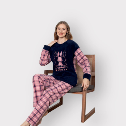 Women's pajamas - warm, winter (sizes M-XL)