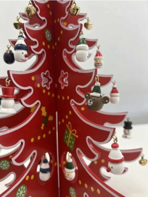 Christmas trees with tags