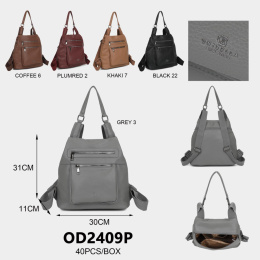 Women's handbag/backpack, model: OD2409P