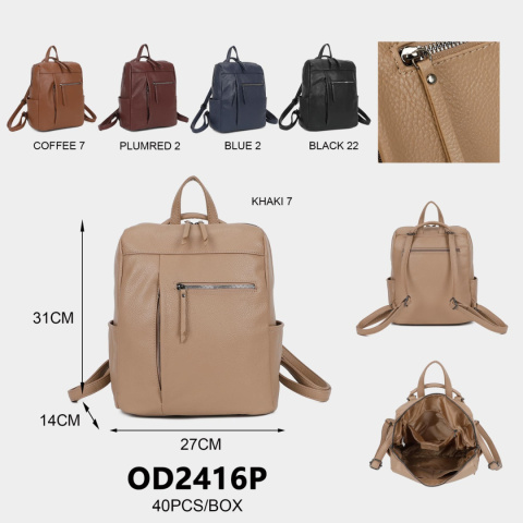 Women's backpack, model: OD2416P