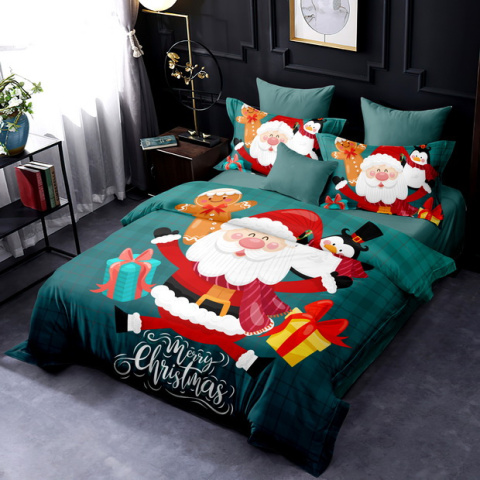 Christmas bedding set - 100% cotton satin (160x200cm / 200X220cm)