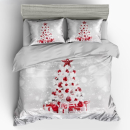 Christmas bedding set - 100% cotton satin (160x200cm / 200X220cm)