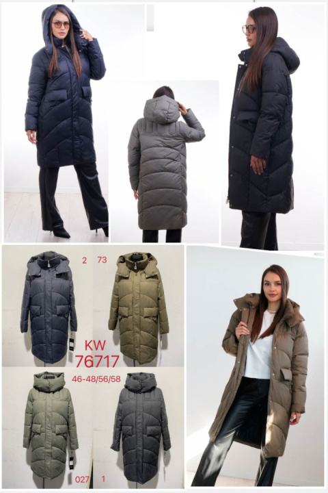 Women's winter jacket (size 46/48-56/58), model: KW76717