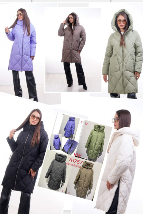 Women's winter jacket (size 46/48-56/58), model: KW76757