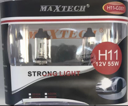 Żarówki halogenowe STRONG LIGHT H11 12V/55W (w op. 2 sztuki)