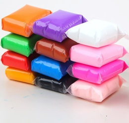 Masa plastyczna Super Clay 12 kolorów - kreatywna zabawka dla dzieci (3+ Years)