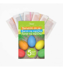 Barwniki do jajek, pisanek Wielkanocnych ( 5 kolorów)