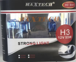Żarówki halogenowe STRONG LIGHT H3 XENON 12V/55W (w op. 2 sztuki)