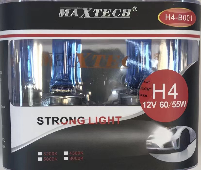 Żarówki halogenowe STRONG LIGHT H4 XENON 12V 60/55W (w op. 2 sztuki)