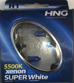 Żarówki halogenowe SUPER WHITE BLUE H1 XENON 12V/55W (w op. 2 sztuki)