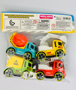 Zestaw 4 samochodów - zabawka dla dzieci (3+ Years)