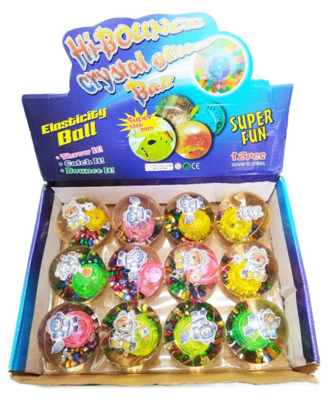 Piłeczki,piłki kulki kauczukowe skaczące antystrewowe 6.5cm