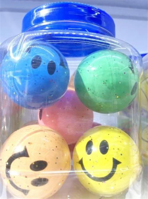 Piłeczki,piłki kulki kauczukowe skaczące antystrewowe 6cm