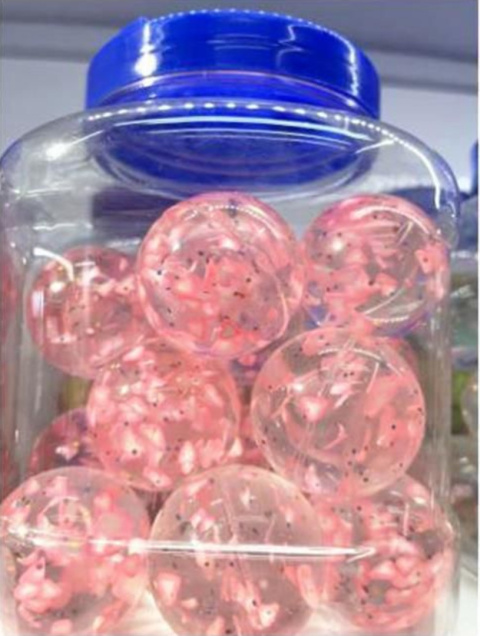 Piłeczki,piłki kulki kauczukowe skaczące antystrewowe 6cm