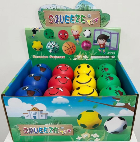 Piłeczki,piłki kulki kauczukowe skaczące antystrewowe 6cm