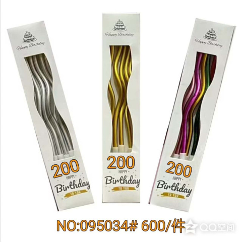 Świeczki urodzinowe, świeczki na tort