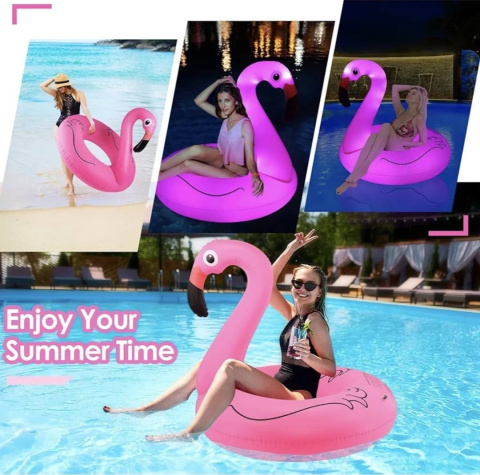 Inflatable swimming wheel