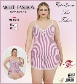 Piżama damska (top+szorty)