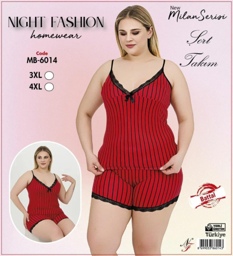 Piżama damska (top+szorty)