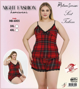 Piżama damska (top+szorty)