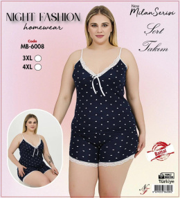 Piżama damska (top+szorty)
