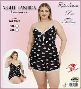 Piżama damska (top+szorty)