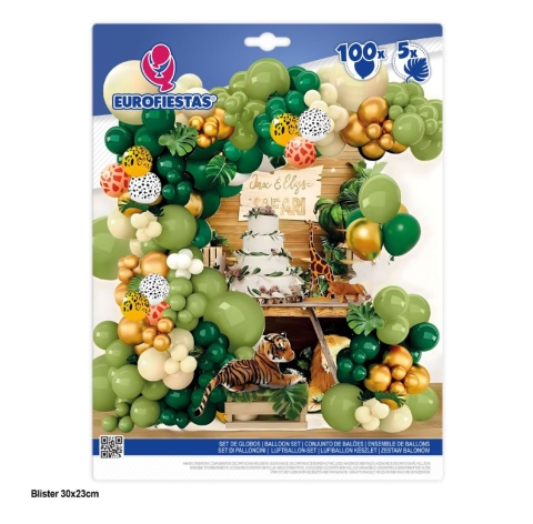 Set of foil balloons for various celebrations