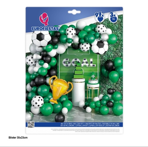 Set of foil balloons for various celebrations